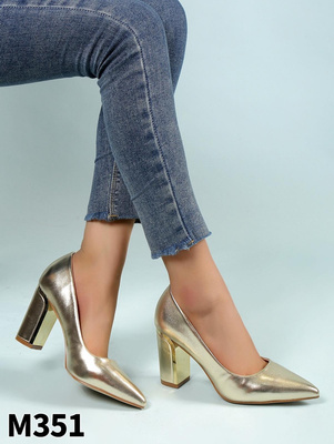 Czółenka damskie M351.GOLD (36/41 12par)