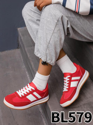 Buty sportowe damskie  7ABL579.RED  (36/41,12par)