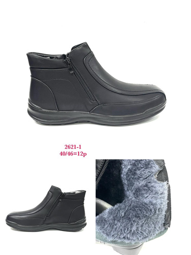 Trzewiki męskie 9A2621-1.BLACK (41/46,12par)