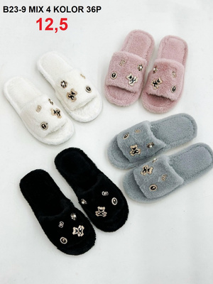 Klapki damskie YB23-9.MIX (36/41,36par)