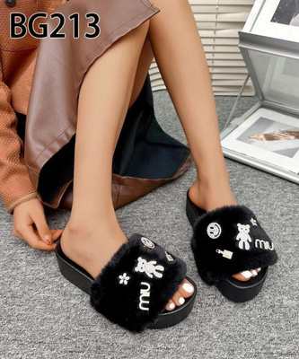 Klapki damskie 7ABG213.BLACK (36/41,12par)