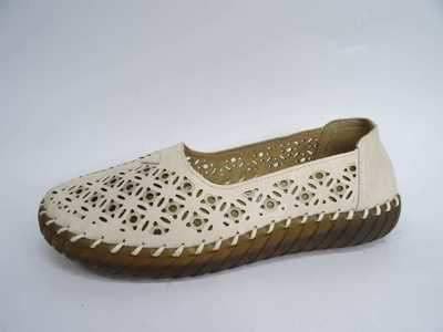 Balerinki damskie 7A22T38-5.BEIGE (36/41,12par)