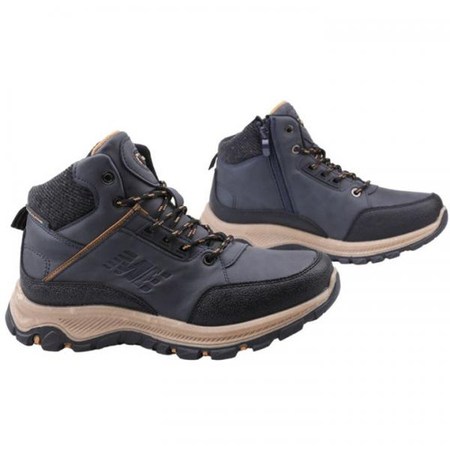 Trzewiki damskie B2040-3.NAVY/CAMEL (36/41,8par)