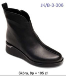 Botki damskie 7AB-3-306.BLACK (36/41,8par)