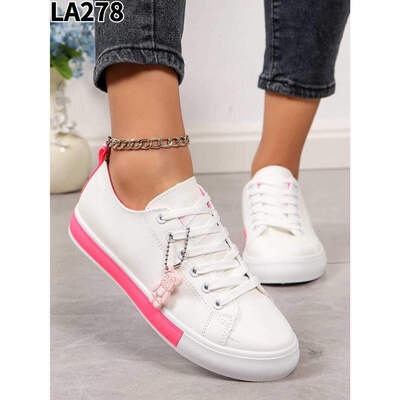 Trampki damskie  7ALA278.FUSHIA  (36/41,12par)