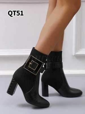 Botki damskie 7AQT51.BLACK (36/41,12par)