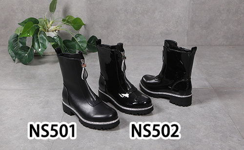 Botki damskie ocieplane NS502.BLACK (36/41,12par)