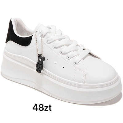 Buty sportowe damskie 7AMIS200.WHITE/BLACK (36/41,12par)