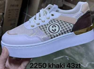 Buty sportowe damskie 7A2250.KHAKI (36/41,12par)