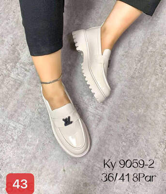 Półbuty damskie 7AKY9059-2.BEIGE (36/41,8par)