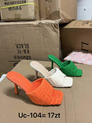 Klapki damskie 7AUC-104.KOLORDOWYBORU (36/41,12par)