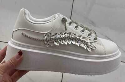 Buty sportowe damskie 7AN09.WHITE (36/41,12par)