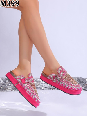 Klapki damskie  7AM399.FUSHIA (36/41,12par)