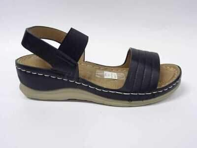 Sandały damskie 7AQ5-1.BLACK (36/41,12par)