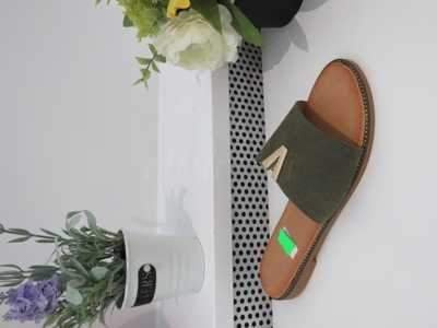 Klapki damskie 7ALS562.GREEN (36/41,12par)