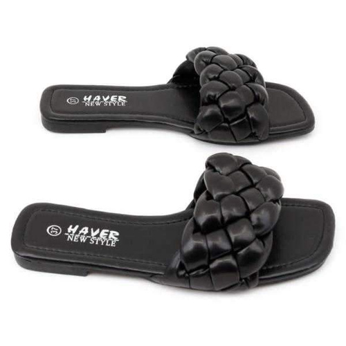 Klapki damskie DH20-1.BLACK (36/41,12par)