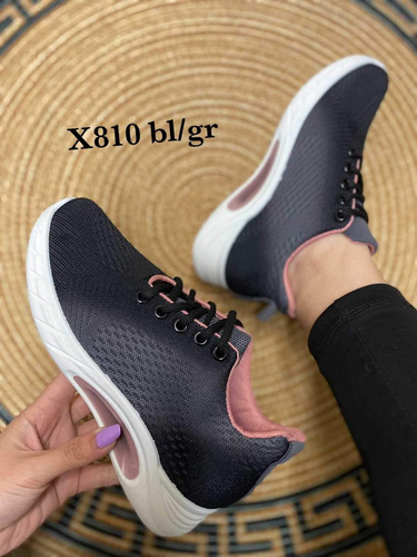 Buty sportowe damskie 7AX810.BLACK/GREY (36/41,12par)