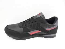 Buty sportowe męskie 9AMC706-6.BLACK/RED (41/46,12par)