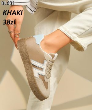 Buty sportowe damskie 7ABL631.KHAKI (36/41,12par)