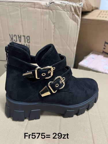 Botki damskie 7AFR575.BLACK (36/41,12par)