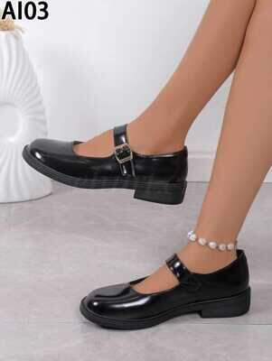 Balerinki damskie 7AAI03.BLACK (36/41,12par)