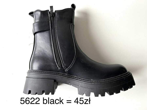 Botki damskie 7A5622.BLACK (36/41,12par)