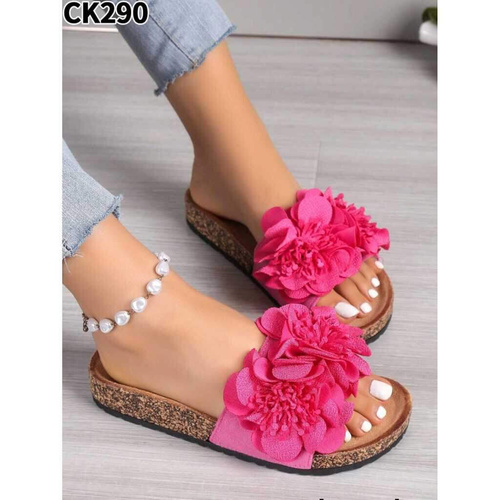 Klapki damskie CK290.FUSHIA (36/41,12par)
