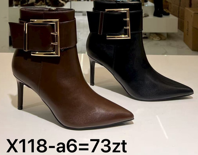 Botki damskie ocieplane X118-A6.KOLORDOWYBORU (36/41,12par)