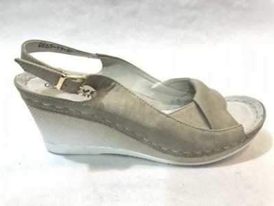 Sandały damskie 7ADE65-11.BEIGE (36/41,8par)