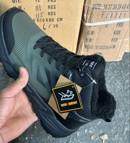 Trzewiki męskie  9AVA9052-3.KHAKI/BLACK  (41/46,12par)