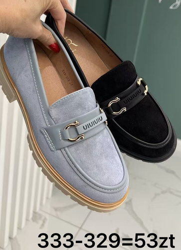 Półbuty damskie 333-329.KOLORDOWYBORU (36/41,12par)