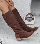 Kozaki damskie NS596.BROWN (36/41,12par)