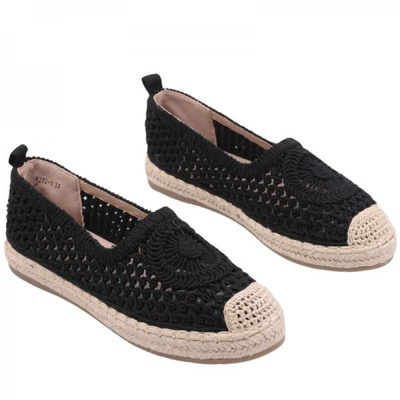 Balerinki damskie F202-1.BLACK (36/41,12par)