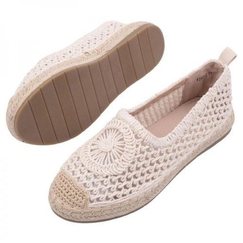 Balerinki damskie F202-2.BEIGE (36/41,12par)
