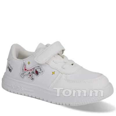 Buty sportowe dziewczęce 1AT10419-B.WHITE/RED (19/24,12par)
