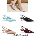 Czółenka damskie HD53-20.KOLORDOWYBORU (36/41 12par)