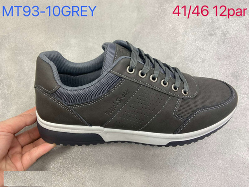 Buty sportowe męskie  9AMT93-10.GREY (41/46,12par)