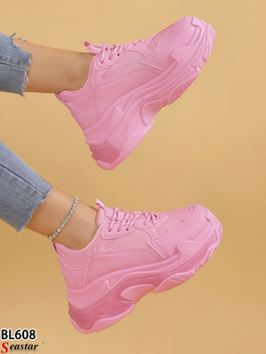 Buty sportowe damskie BL608.FUSHIA (36/41,12par)