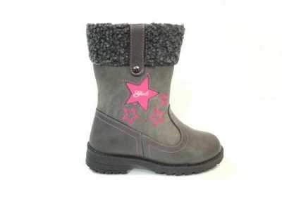 Botki dziewczęce 3AD1707-2.GREY (25/30,8par)