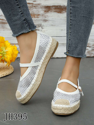 Balerinki damskie JH395.WHITE (36/41,12par)