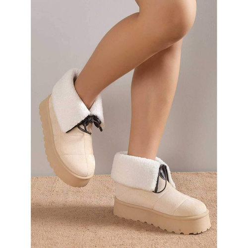 Botki damskie   7AVL212.BEIGE    (36/41,12par)