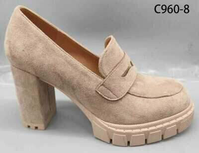 Czółenka damskie 7AC960-8.BEIGE (36/41,8par)