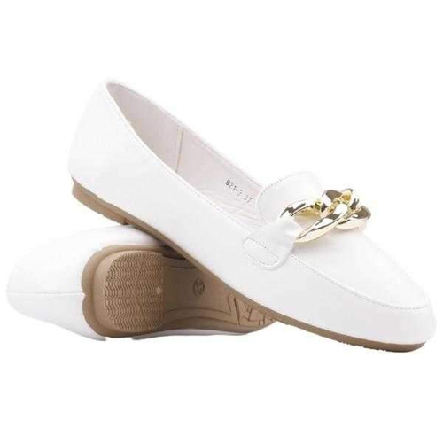 Balerinki damskie B21-3.WHITE (36/41,12par)