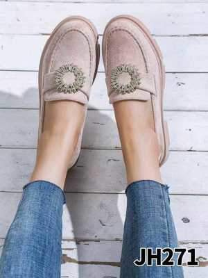 Półbuty damskie 7AJH271.BEIGE (36/41,12par)