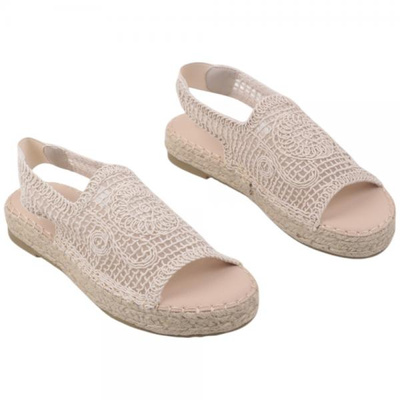 Sandały damskie F214-2.BEIGE (36/41,12par)