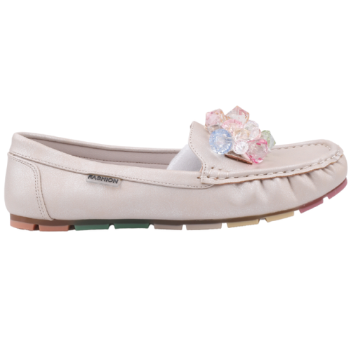 Mokasyny damskie MH23-16.BEIGE (36/41,12par)