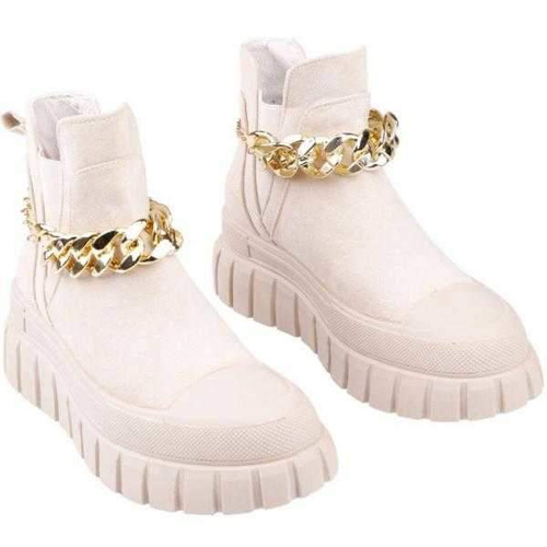 Botki damskie RM102-2.DBEIGE (36/41,8par)