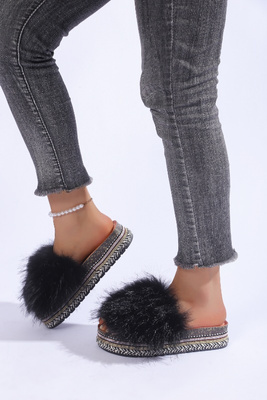 Klapki damskie BG216.BLACK (36/41,12par)