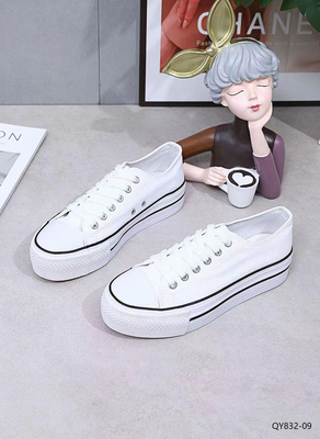 Trampki damskie  7AQY832-09.WHITE  (36/41,12par)