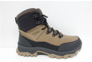 Trzewiki damskie 7AHD611-4.KHAKI/BLACK  (36/41,12par)